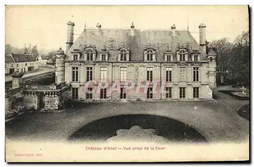 Cartes postales d Anet Chateau Vue Prise de la Cour