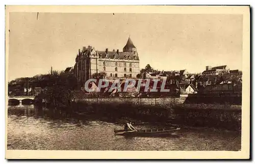 Cartes postales Chateaudun Le Chateau Facade Ouest et le Loir