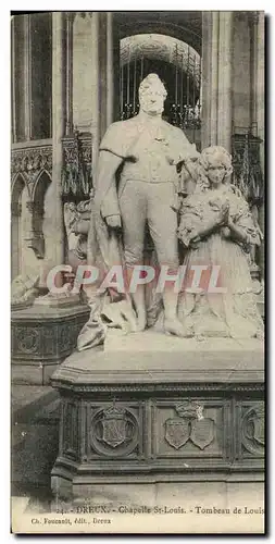 Cartes postales Dreux Chapelle Saint Louis Tombeau de Louis Philippe