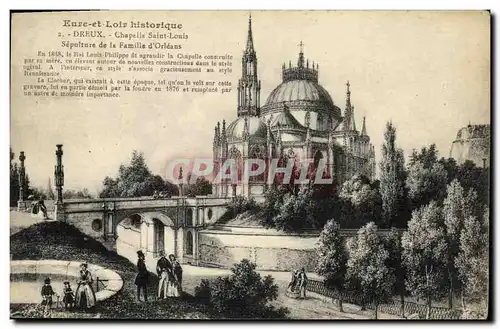 Cartes postales Dreux Chapelle Saint Louis Sepulture de la Famille d Orleans