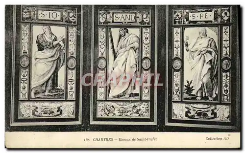 Cartes postales Chartres Emaux de Saint Pierre