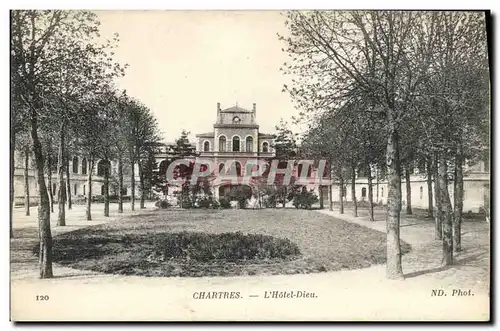 Cartes postales Chartres L Hotel Dieu