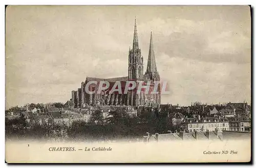 Cartes postales Chartres La Cathedrale