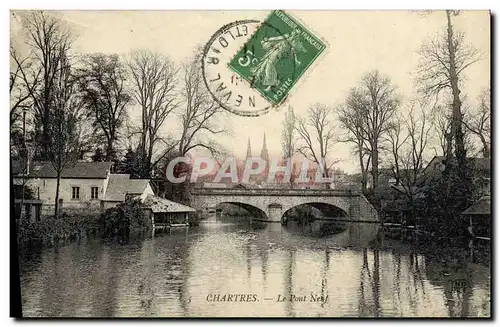 Cartes postales Chartres Le Pont nuef