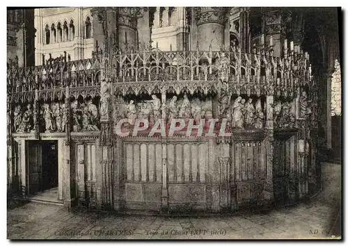 Ansichtskarte AK Chartres Cathedrale Tour choeur