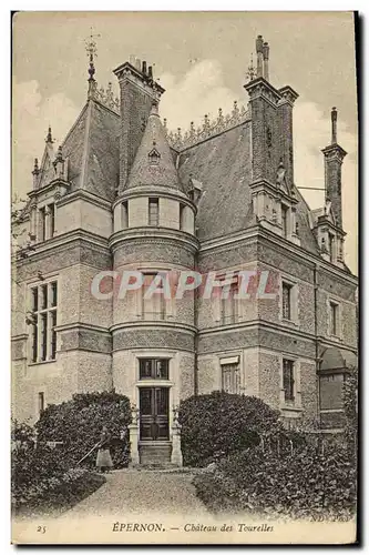 Cartes postales Epernon Chateau des Tourelles