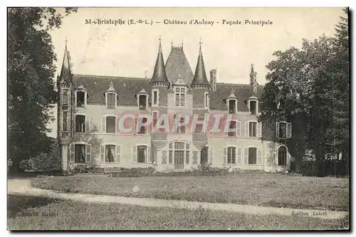 Ansichtskarte AK St Christcphe Chateau d Aulnay Facade Principale