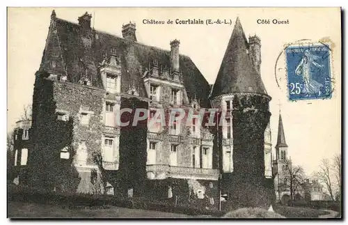 Ansichtskarte AK Chateau de Courtalain Cote Ouest