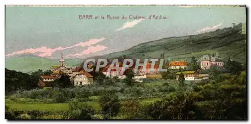 Cartes postales Barr et la Ruine du Cheteau d Andlau