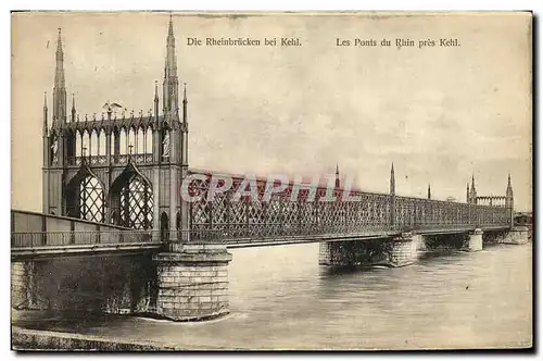 Cartes postales Les Ponts du Rhin pres Kehl