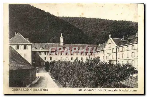 Cartes postales Oberbronn Maison mere des Soeurs de Niederbronn