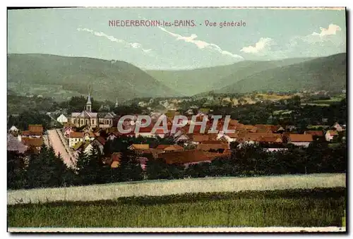 Cartes postales Niederbronn les Bains Vue generale