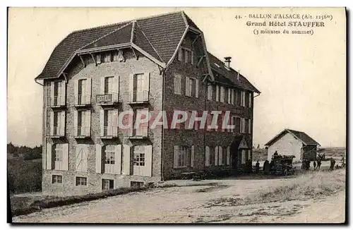 Cartes postales Ballon d Alsace Grand hotel Stauffer