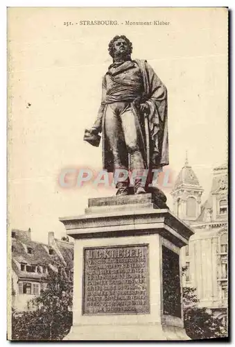 Cartes postales Strasbourg Monument Kleber