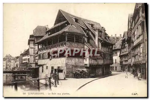 Cartes postales Strasbourg Le Bain aux Plantes