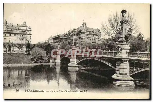 Cartes postales Strasbourg Le Pont de l Universite