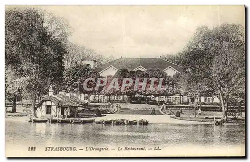 Cartes postales Strasbourg L Orangerie Le Restaurant