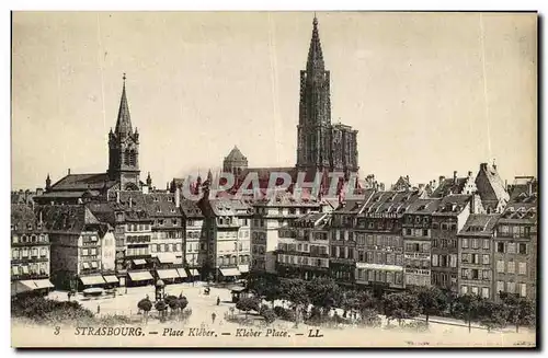 Cartes postales Strasbourg Place Kleber