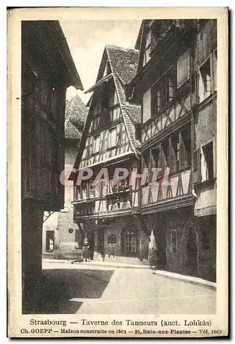 Cartes postales Strasbourg Taverne des Tanneurs