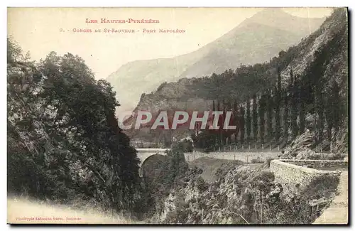 Cartes postales Gorges de St Sauveur Pont Napoleon