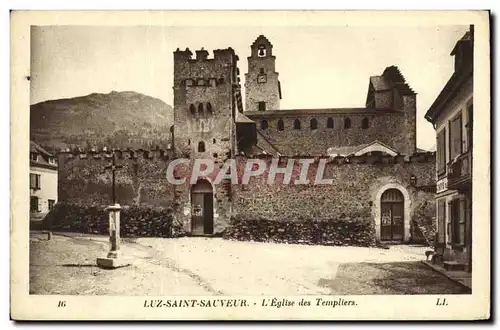 Cartes postales Luz Saint Sauveur L Eglise des Templiers