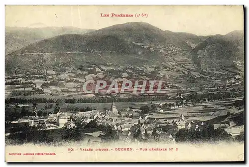 Cartes postales Vallee d Aure Guchen Vue Generale