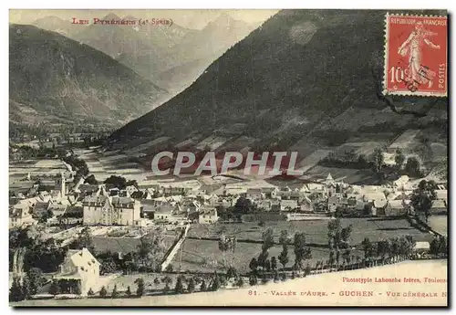 Cartes postales Vallee d Aure Guchen Vue Generale