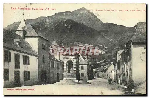 Cartes postales Belle Fontaine Guchen Pres Ancizan