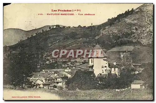 Cartes postales Mauleon Barousse Vue Generale