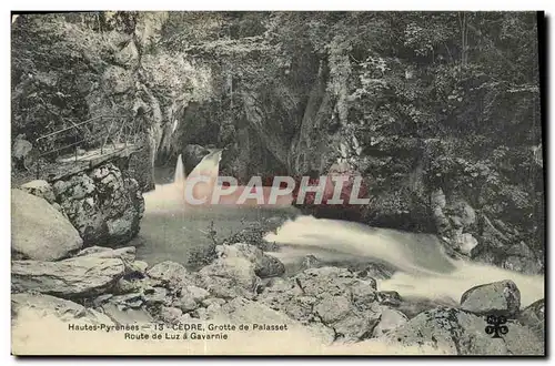 Ansichtskarte AK Cedre Grotte de Palasset Route de Luz a Gavarnie