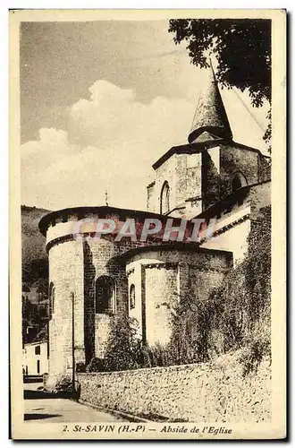 Cartes postales St Savin Abside de L Eglise