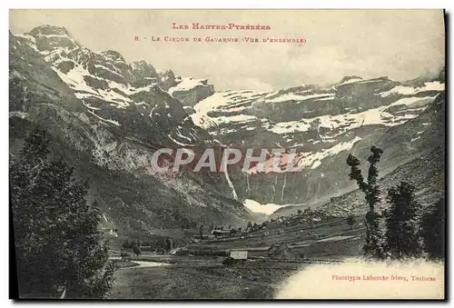 Cartes postales le cirque de Gavarnie Vue d ensemble