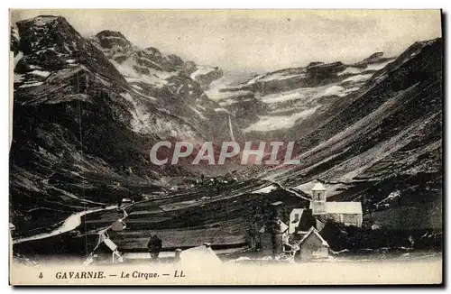 Cartes postales Gavarnie Le Cirque