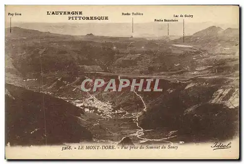 Cartes postales Le Mont Dore Vue prise du sommet de Sancy