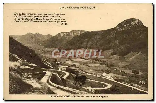 Cartes postales Le Mont Dore Vallee du Sancy et le Capucin