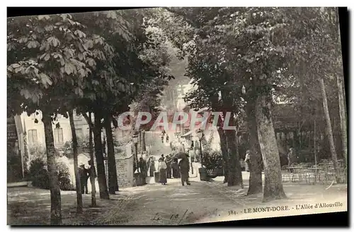 Cartes postales Le Mont Dore L Allee d Allouville