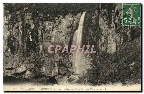 Cartes postales Le Mont Dore Las Grande Cascade et les Rochers