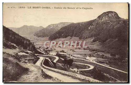 Ansichtskarte AK Le Mont Dore Vallee du Sancy et le Capucin