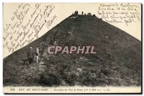 Ansichtskarte AK Le Mont Dore ascension du Puy de Sancy