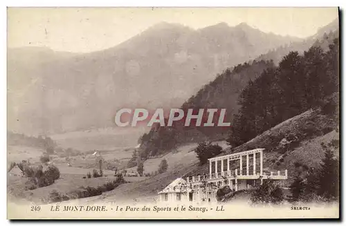 Cartes postales Le Mont Dore Le Parc des Sports et le Sancy