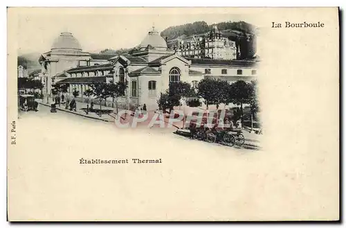 Cartes postales La Bourboule Etablissement thermal