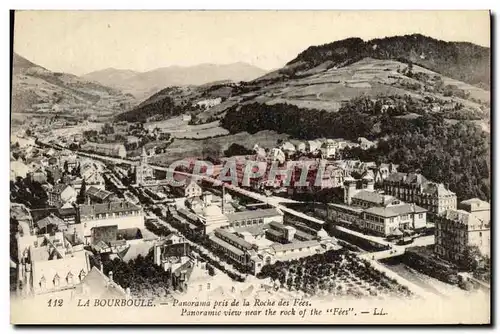 Cartes postales La Bourboule Panorama Pris de la Roche des Fees