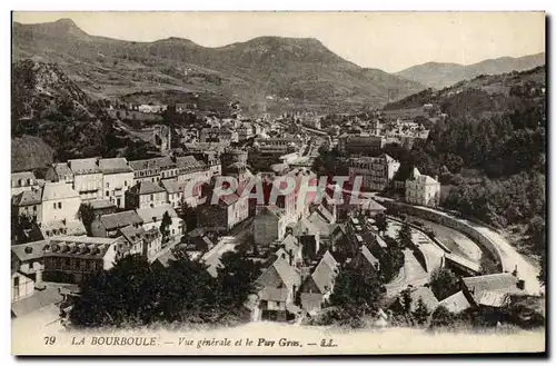 Ansichtskarte AK La Bourboule Vue Generale et les Puy Gros