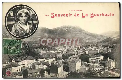 Cartes postales La Bourboule Souvenir Enfant Folklore