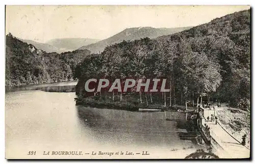 Cartes postales La Bourboule Le Barrage et le Lac