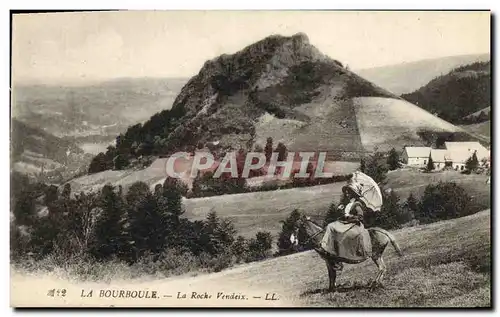 Ansichtskarte AK La Bourboule La Roche Vendeix Ane