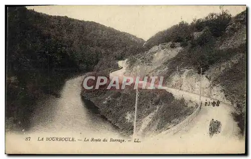 Cartes postales La Bourboule La Route du Barrage