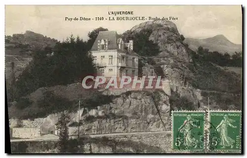 Cartes postales La Bourboule Roche des Fees