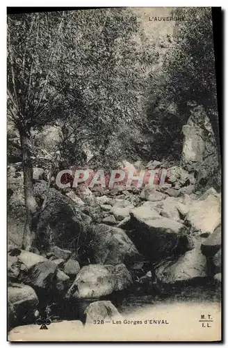 Ansichtskarte AK L Auvergne Les Gorges d Enval