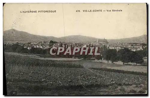 Cartes postales L Auvergne Vic Le Comte